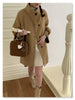 Double-Faced Wool Stand Collar Short Coat