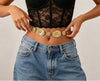 Gold Waist Chain with Nautilus Medallion Design