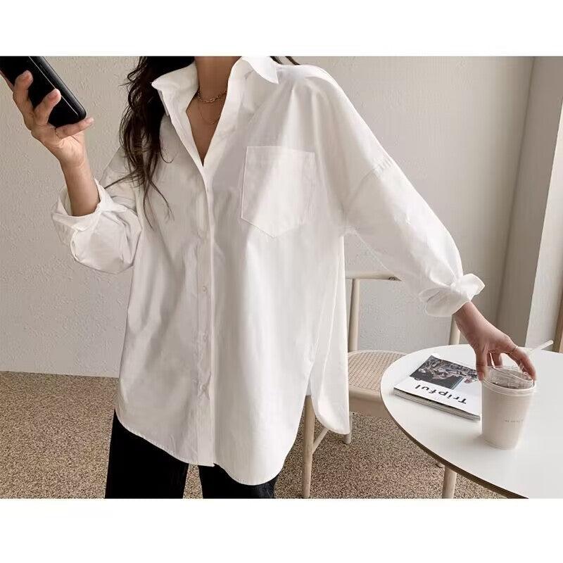 Casual Drop Shoulder Shirt For Women