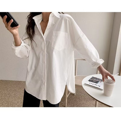 Casual Drop Shoulder Shirt For Women