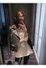 Women Leather Moto Jacket Cropped Motorcycle Jacket