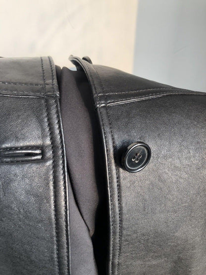 Women Genuine Leather Jacket Oversized Mid-Length Bomber Coat