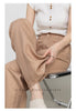 Casual Slacks with high waist summer drape