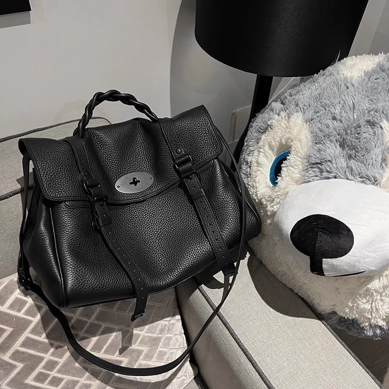 Women Leather Messenger Bag Soft Full-Grain Crossbody