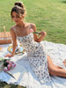 cami maxi dress with slit hem