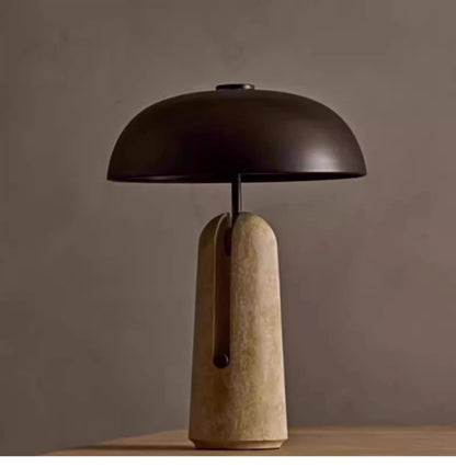 Nordic Travertine Table Lamp Modern Retro Wabi-Sabi Design