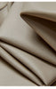 Irregular Cut Leather Wide Leg Pants for Women Cropped Straight Fit