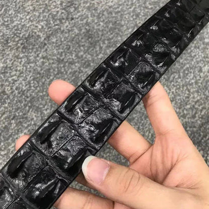 Handmade Genuine crocodile leather belt