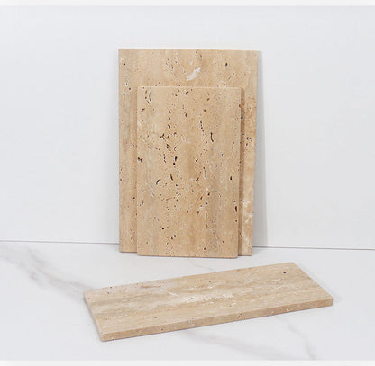 Nordic Light Luxury Natural Marble Tray for Bathroom, Vanity, and Table Décor