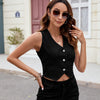 Denim Summer Vest Top for Women