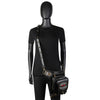 Shoulder Holster Bag Black PU Punk Harness with Adjustable Straps