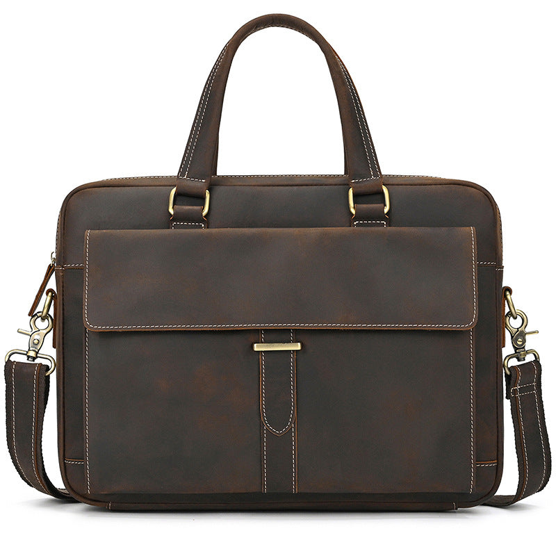 Men Leather Office Bags Sale Travel Briefcase