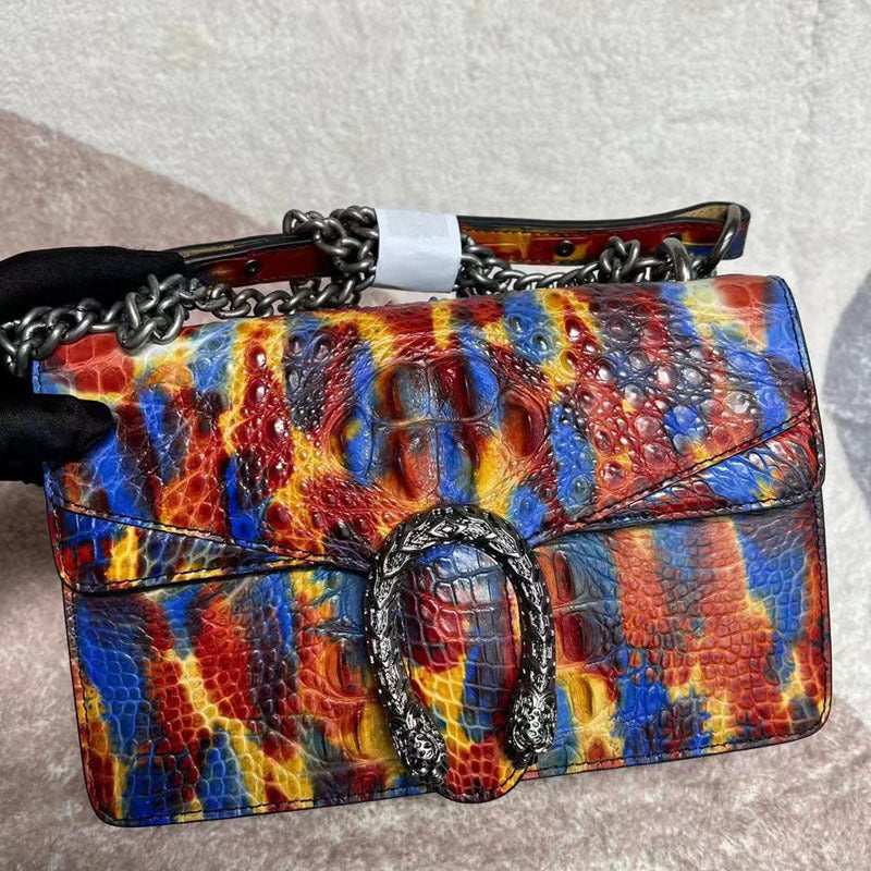 Genuine Crocodile Leather Crossbody Bag for Women