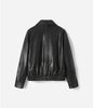 Women Leather Motorcycle Jacket Waxed Moto Jacket