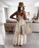 White Crochet Lace Maxi Summer Dress