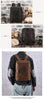 Genuine Leather Men’s Retro Crazy Horse Travel Backpack Laptop Bag