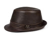 Genuine leather jazz cap for men 3 L