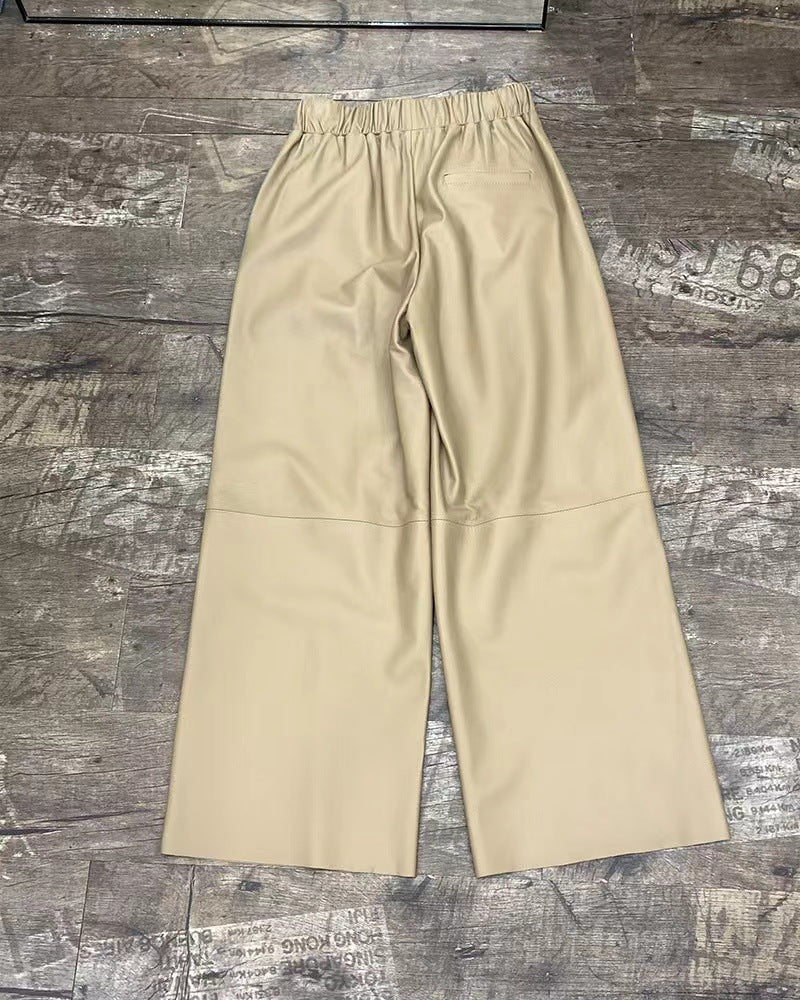 Women’s Leather Waisted Bermuda Trousers
