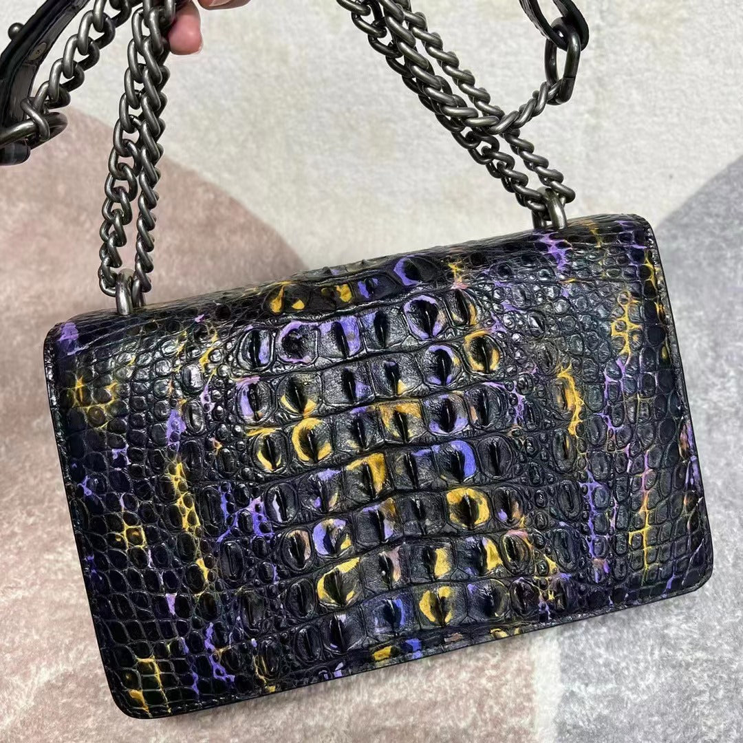 Genuine Crocodile Leather Crossbody Bag for Women