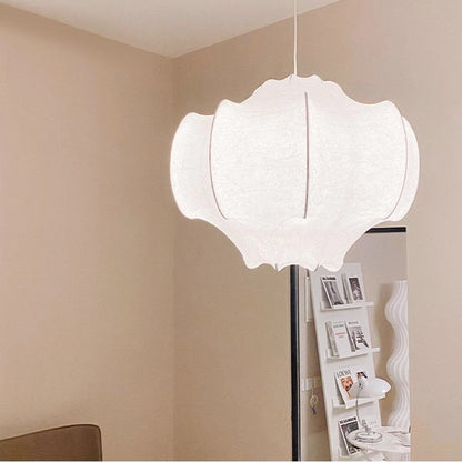 Japanese Wabi-Sabi Silk Chandelier Pendant Light