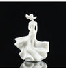 Natural Marble Woman Figurine Light Luxury Sculpture