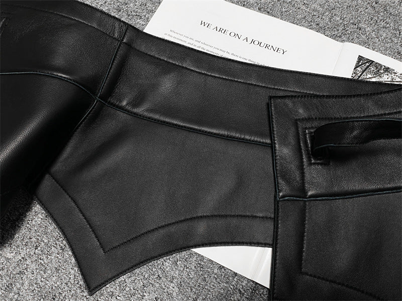 Leather Waist Belt for Women Slimming Wide Corset Style