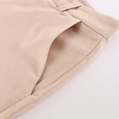 Women Two Piece Set High Waist Shorts and Sleeveless Top Outfit