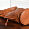 Genuine Leather Retro Art Bucket Messenger Bag