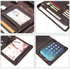 Leather Laptop Portfolio with A4 Organizer and iPad Holder