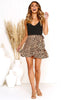 Ruffle Hem mini skirt Summers Beach