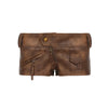 Women Faux Leather Mini Hot Shorts