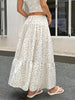 women skirt Front Knot Tiered