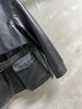 Moto Bomber Women Leather Jacket with Belted Waist