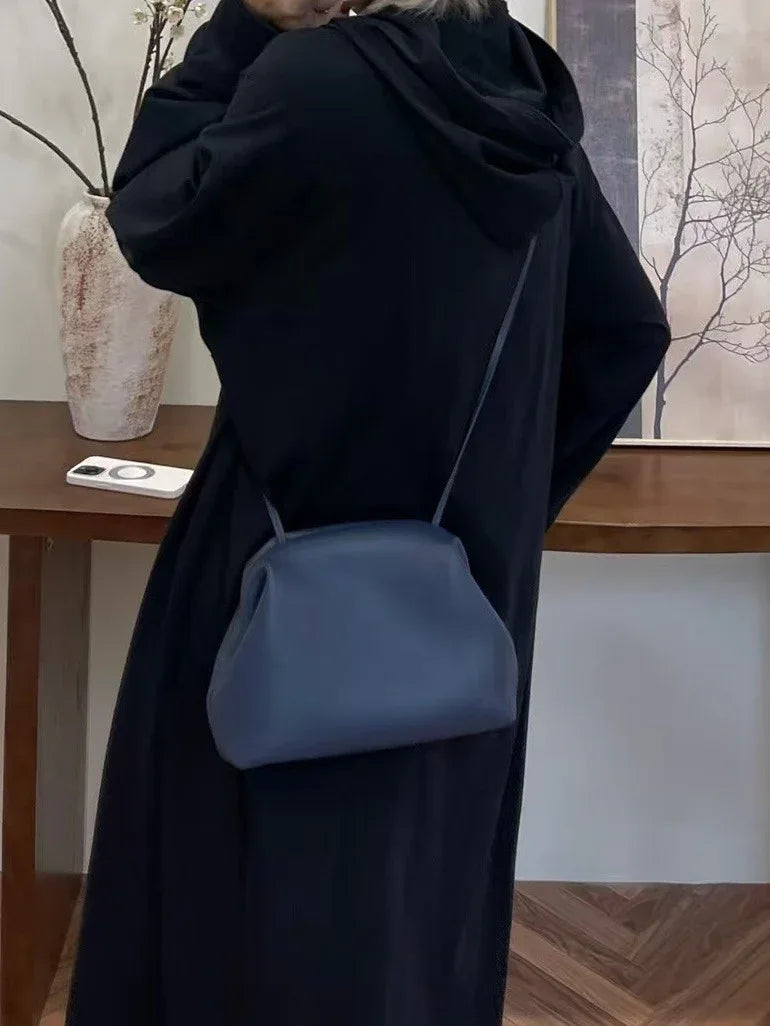 Premium Sheepskin Leather Underarm Cloud Bag