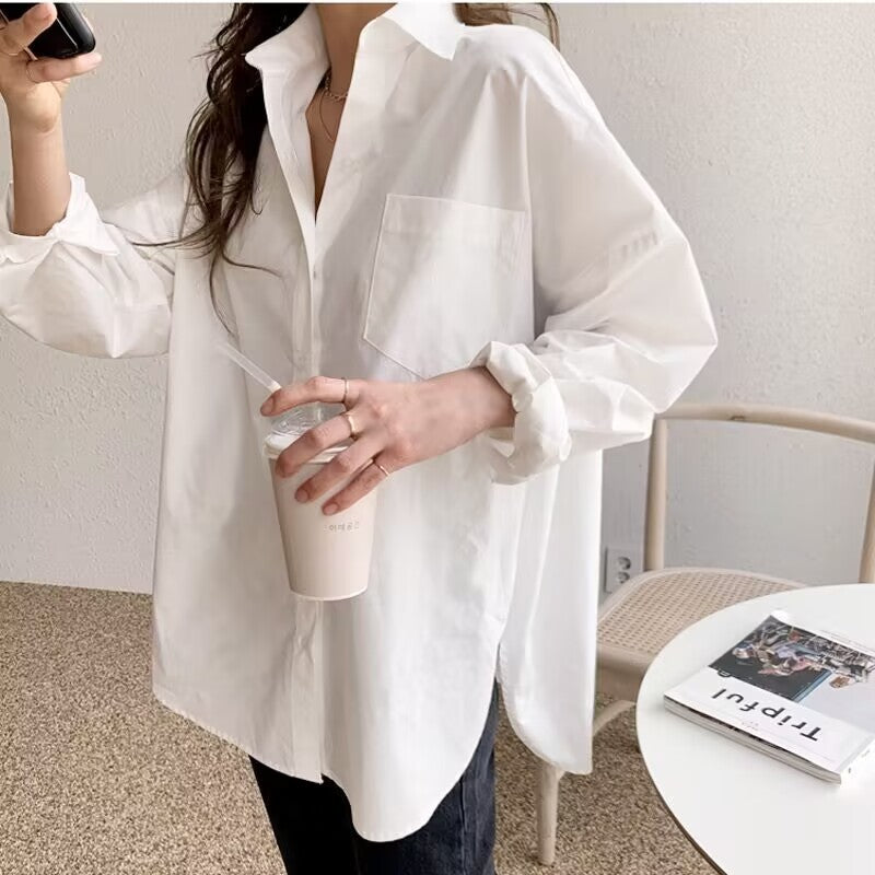 Casual Drop Shoulder Shirt For Women