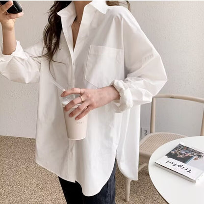 Casual Drop Shoulder Shirt For Women