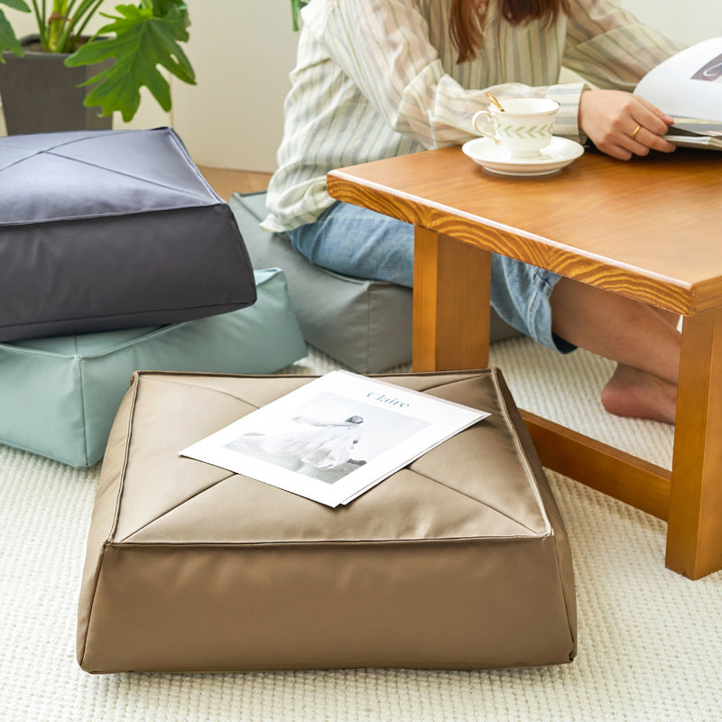 Floor Cushion Cover in Tech Fabric for Japanese Style Interiors
