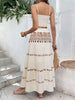 Bohemian Two-Piece Tassel Embroidered Crop Top & Maxi Skirt