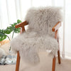 Genuine Sheepskin Rug with Curly Wool for Sofas and Chairs