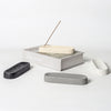 Incense Stick Holder in Textured Cement for Minimalist Home Decor