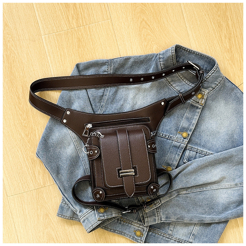 Waist Bag for Women with Thigh Strap and Crossbody Carry