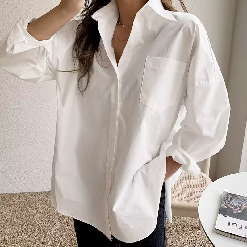 Casual Drop Shoulder Shirt For Women