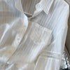 women's striped blouse long sleeve
