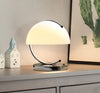 Yellow Glass Table Lamp Vintage Bauhaus Pudding Lamp