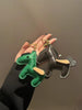 Leather horse keychain cute pony bag charm gift accessory