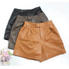 Bold Leather Shorts for Women