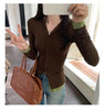Long Sleeves Slim Fit Women Summer Top