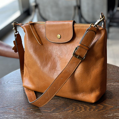 Women Leather Messenger Crossbody Purse