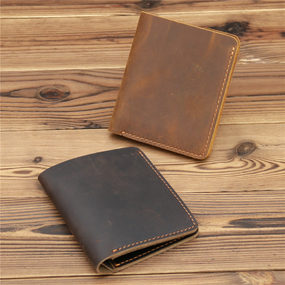Men’s Leather Bifold Card Holder Wallet