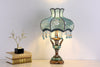 European retro bedside table lamp with fabric shade